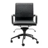 Diamond Softpad Bureaustoel Zwart | Lage Rug