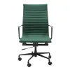 Cavel CD 119 Bureaustoel Groen Linnen | Zwart Frame