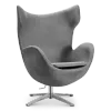 Flag Chair Zilver Grijs Velvet