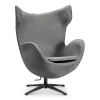 Flag Chair Zilver Grijs Velvet