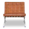 Paviljoen Chair Luxe Volleer Cognac/Bruin