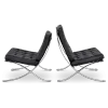 Paviljoen Chair XL Zwart Leer