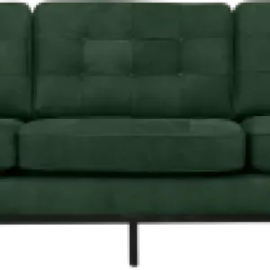 Italo Drie Zits Forest Green Velvet