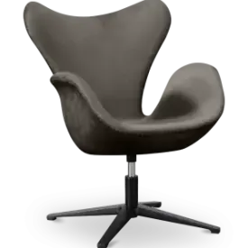 Sean Chair Zilver Grijs Velvet
