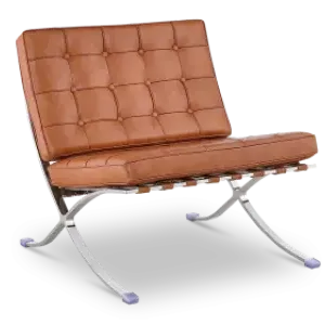 Paviljoen Chair Luxe Volleer Cognac/Bruin