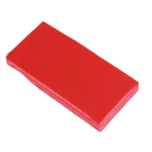 Polypropyleen (Kunststof) Kleurstaal Rood