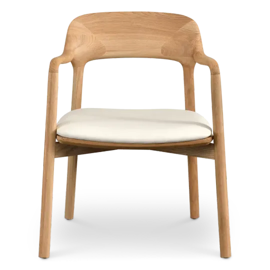 Kennedy Eetkamerstoel | Naturel Essen | Offwhite Zitting Kennedy Eetkamerstoel | Naturel Essen | Offwhite Zitting