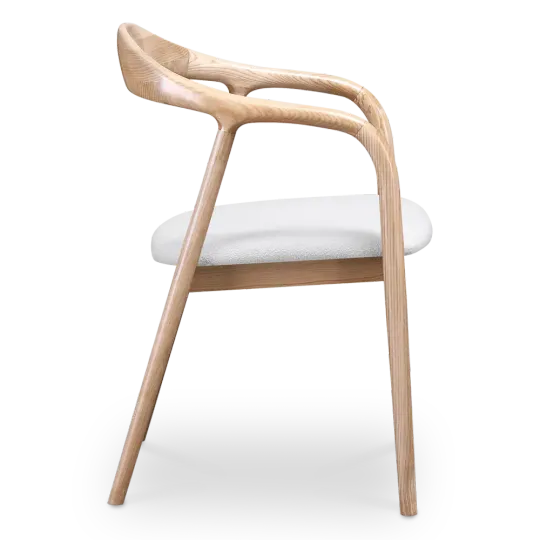 Artson Eetkamerstoel | Essen | Wit Boucle Artson Eetkamerstoel | Essen | Wit Boucle