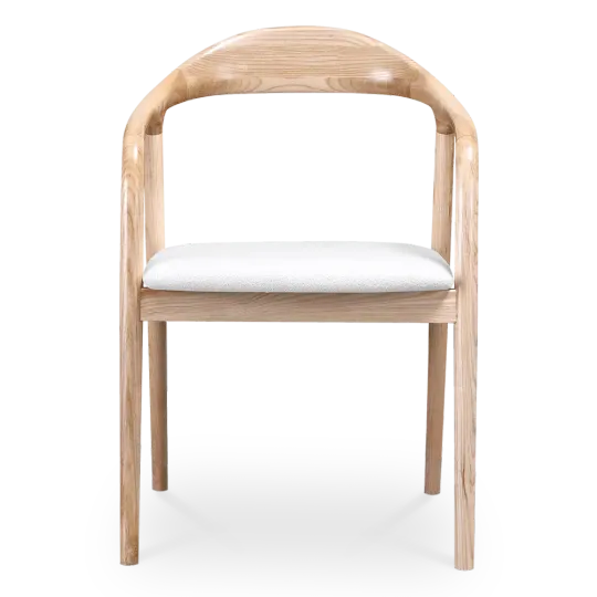 Artson Eetkamerstoel | Essen | Wit Boucle Artson Eetkamerstoel | Essen | Wit Boucle