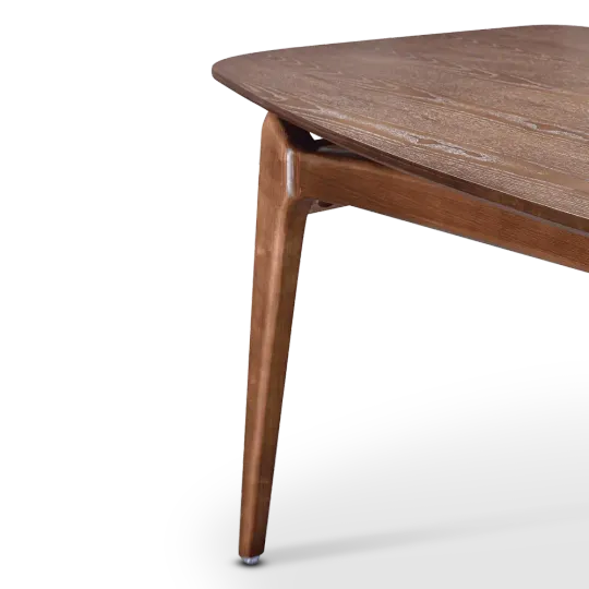 Eettafel Japandi Deens Ovaal Walnoot Eettafel Japandi Deens Ovaal Walnoot