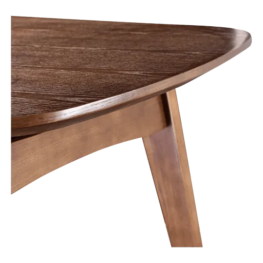 Eettafel Japandi Deens Ovaal Walnoot Eettafel Japandi Deens Ovaal Walnoot