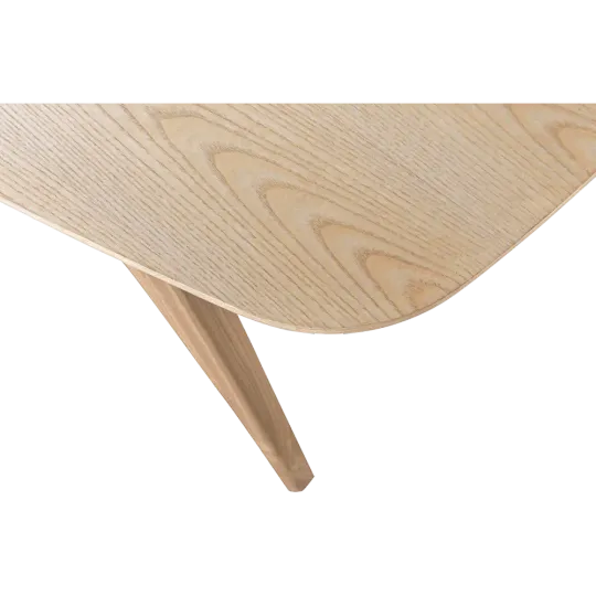 Eettafel Japandi Deens Ovaal Eiken Eettafel Japandi Deens Ovaal Eiken