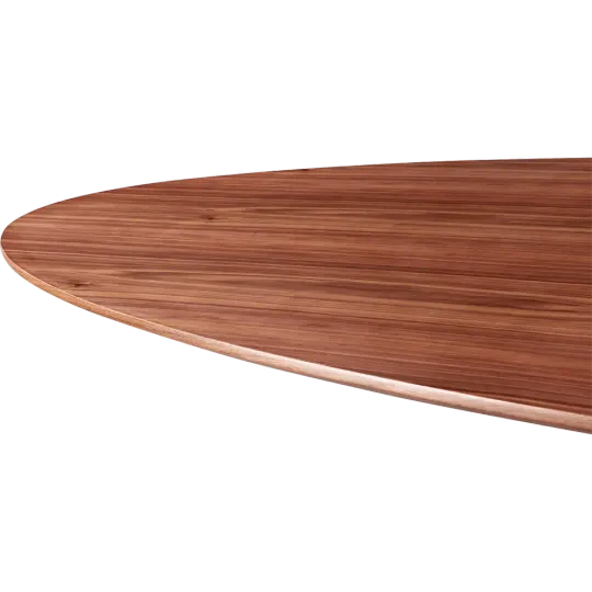 Ovale Tulip Eettafel | Walnoot