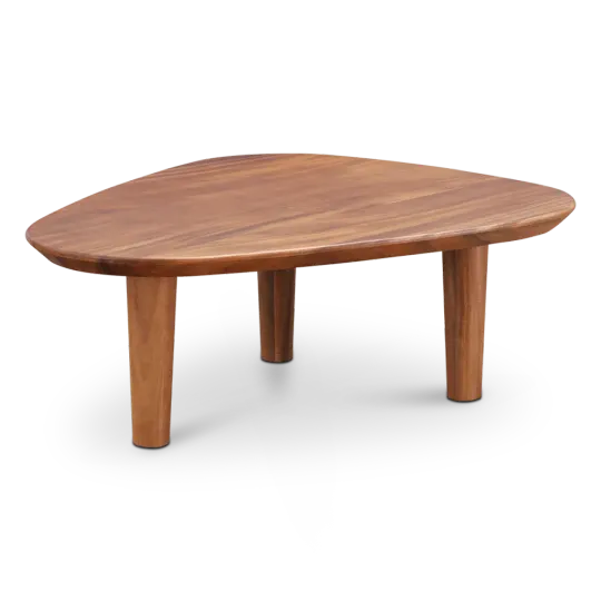 Cavel Kiezel Notenhouten Salontafel