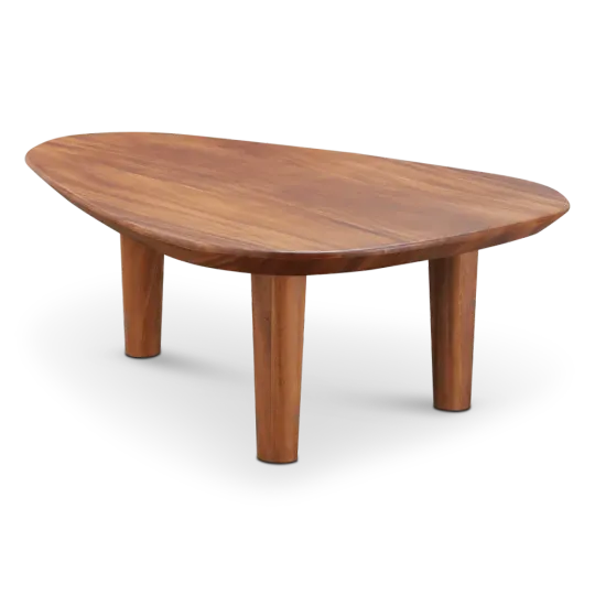 Cavel Kiezel Notenhouten Salontafel