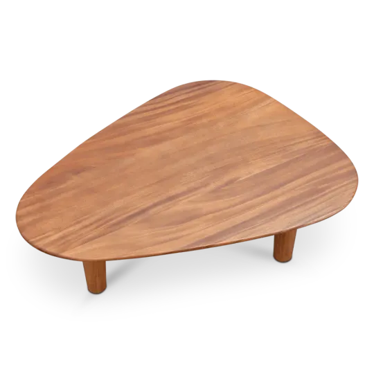 Cavel Kiezel Notenhouten Salontafel