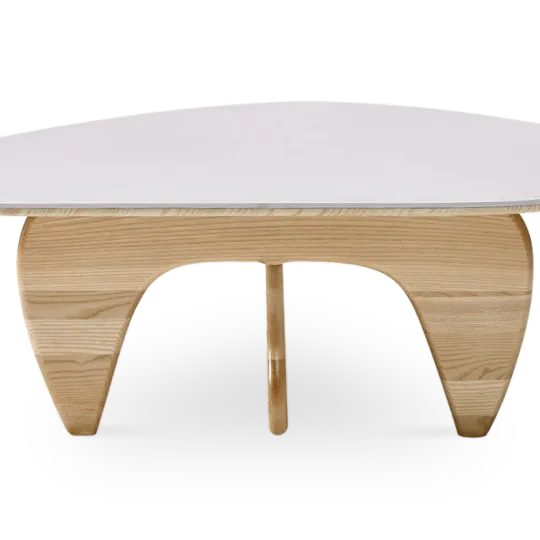 Japandi Salontafel Sabi | Wit Keramiek | Essen Onderstel