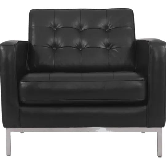 Italo Chair Zwart Leer Italo Chair Zwart Leer