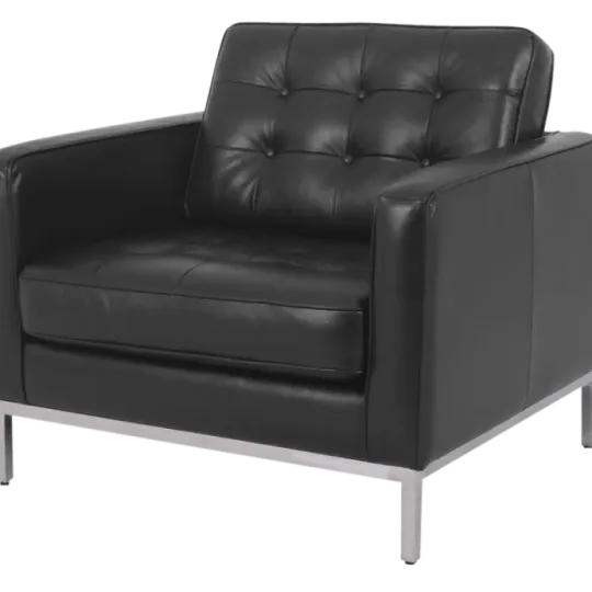 Italo Chair Zwart Leer Italo Chair Zwart Leer