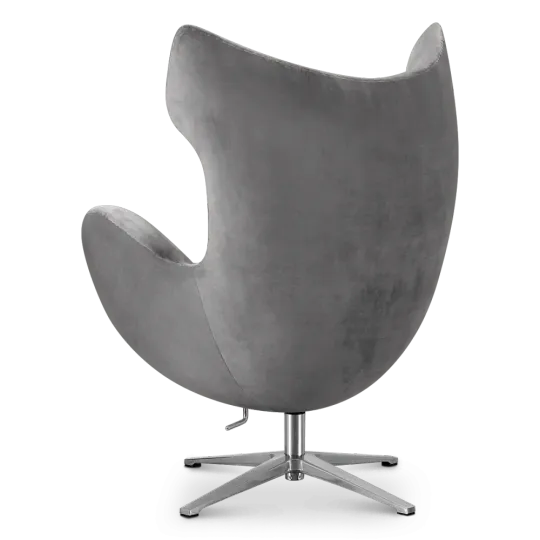 Flag Chair Zilver Grijs Velvet