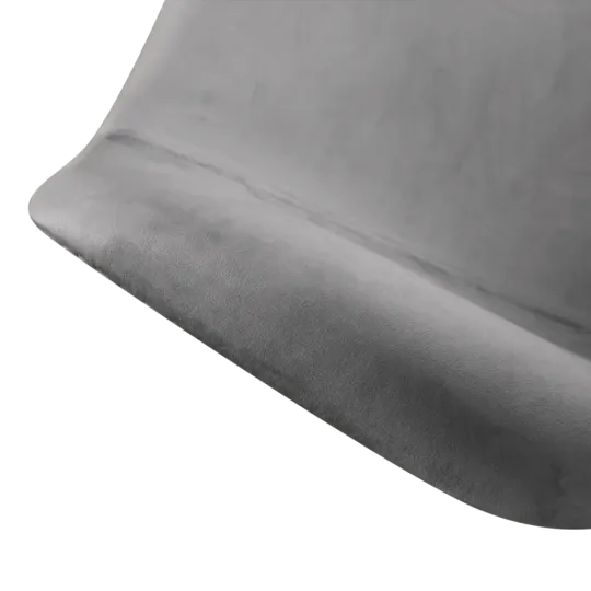 Flag Chair Zilver Grijs Velvet
