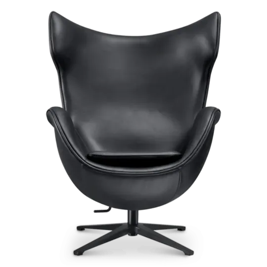 Flag Chair Zwart Leer Flag Chair Zwart Leer