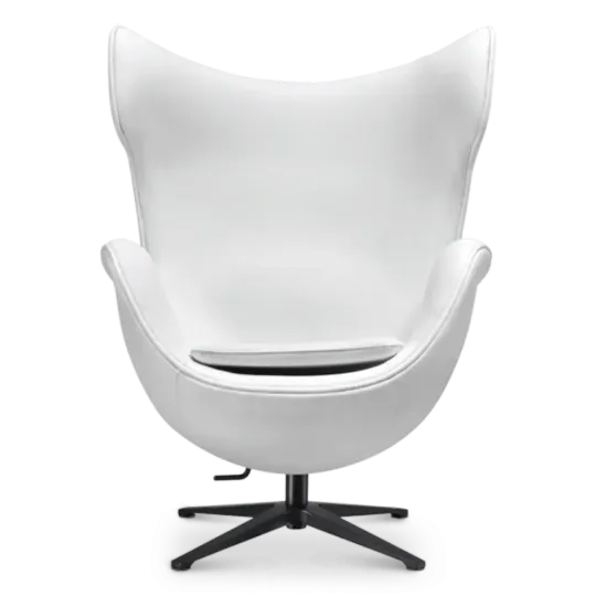 Flag Chair Wit Leer Flag Chair Wit Leer