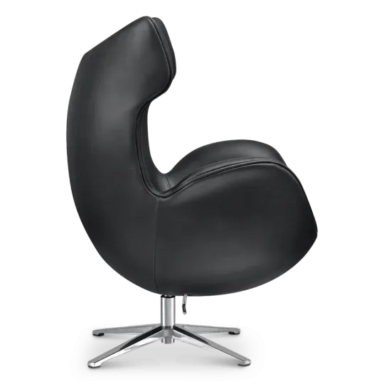 Flag Chair Zwart Leer Flag Chair Zwart Leer