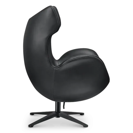 Flag Chair Zwart Leer Flag Chair Zwart Leer