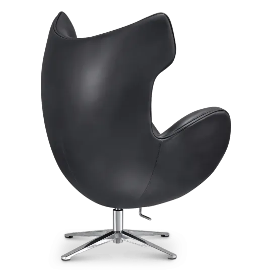 Flag Chair Zwart Leer Flag Chair Zwart Leer