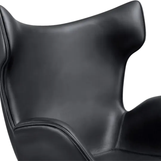 Flag Chair Zwart Leer Flag Chair Zwart Leer