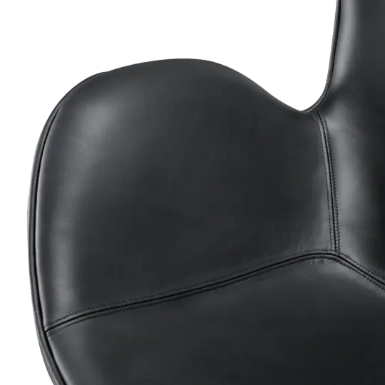 Flag Chair Zwart Leer Flag Chair Zwart Leer