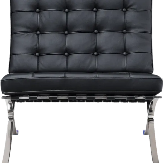 Paviljoen Chair Luxe Volleer Zwart Barcelona Chair Luxe Volleer Zwart