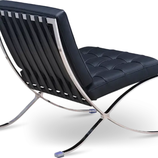 Paviljoen Chair Luxe Volleer Zwart Barcelona Chair Luxe Volleer Zwart