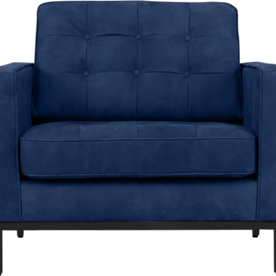 Italo Chair Kings Blue Velvet