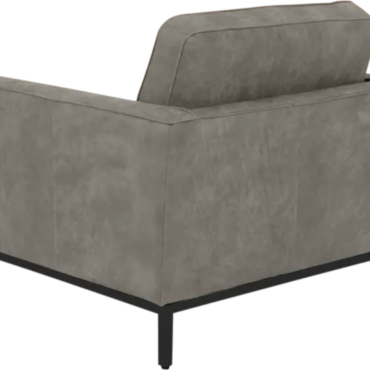 Italo Chair Elegant Silver/Grey Velvet