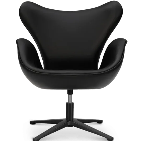 Sean Chair Zwart Leer