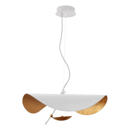 Hanglamp Gulf | Mat Wit / Goud Hanglamp Gulf | Mat Wit / Goud