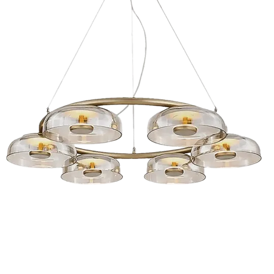 Kroonluchter Amber | Goud Amber Kroonluchter Amber | Goud Amber