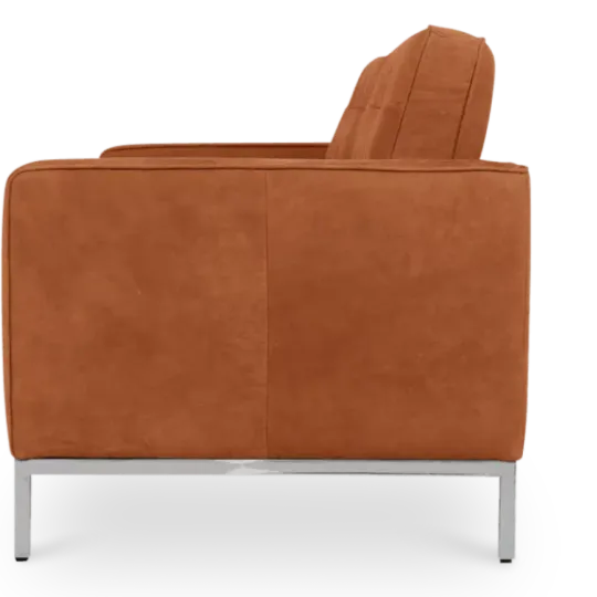 Italo Drie Zits Vintage Cognac Leer