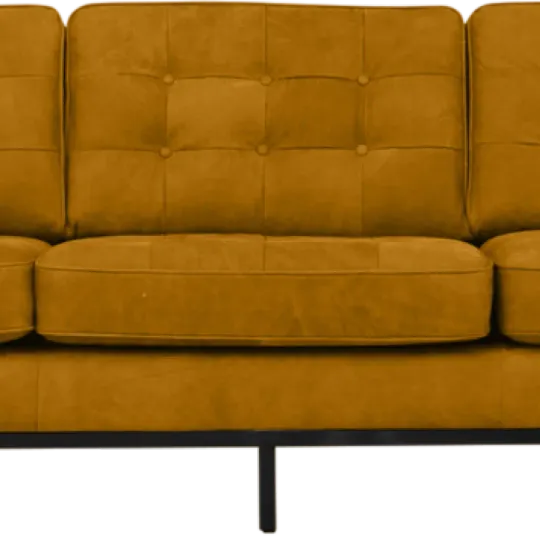 Italo Drie Zits Okergold Velvet Italo Drie Zits Okergold Velvet