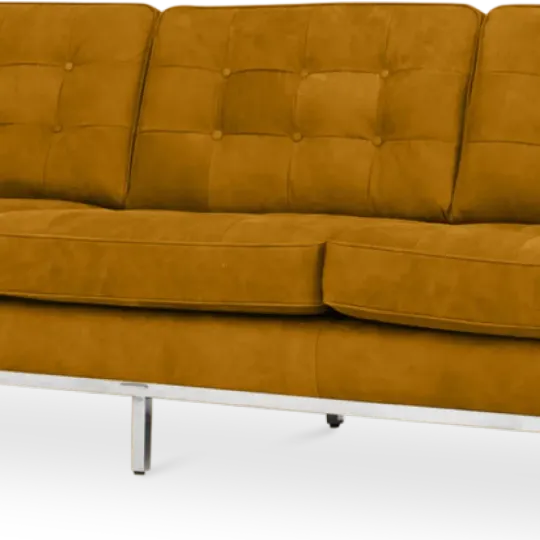 Italo Drie Zits Okergold Velvet Italo Drie Zits Okergold Velvet