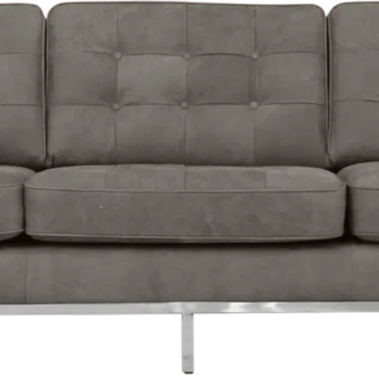 Italo Drie Zits Elegant Silver Grey Velvet Italo Drie Zits Elegant Silver Grey Velvet