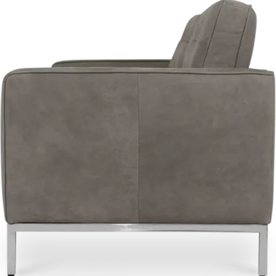 Italo Drie Zits Elegant Silver Grey Velvet Italo Drie Zits Elegant Silver Grey Velvet