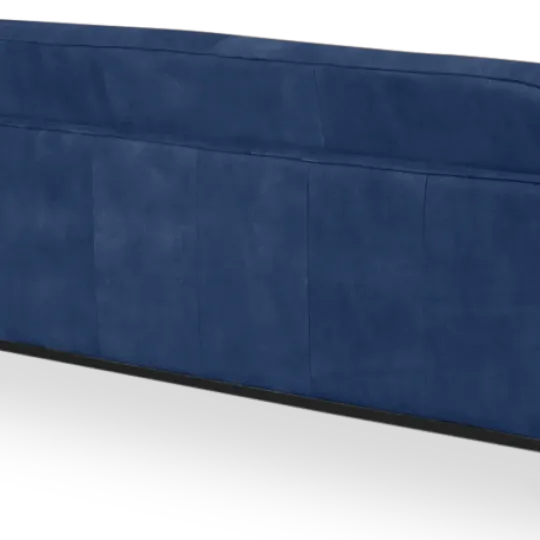 Florence Knoll Hoekbank Kings Blue Velvet (Hoek Links)