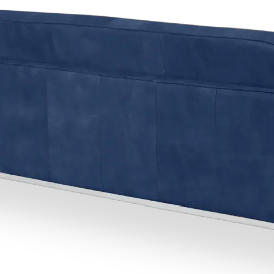 Florence Knoll Hoekbank Kings Blue Velvet (Hoek Links)