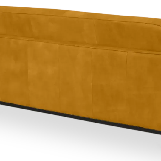 Italo Hoekbank Okergold Velvet (Hoek Links)