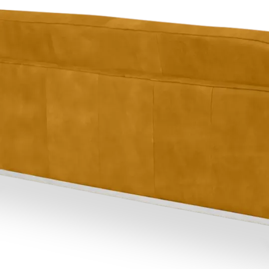 Italo Hoekbank Okergold Velvet (Hoek Links)