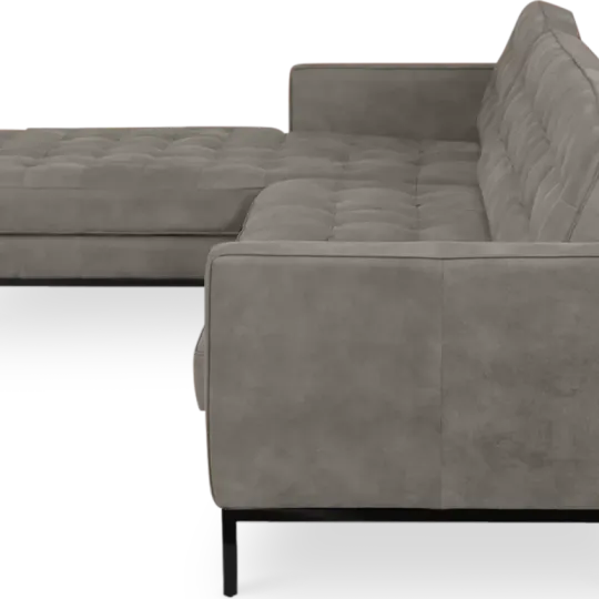 Italo Hoekbank Elegant Silver Grey Velvet (Hoek Rechts) Italo Hoekbank Elegant Silver Grey Velvet (Hoek Rechts)