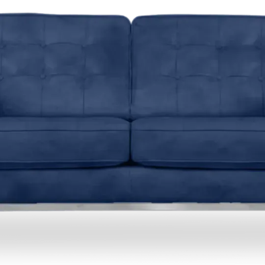 Italo Twee Zits Kings Blue Velvet